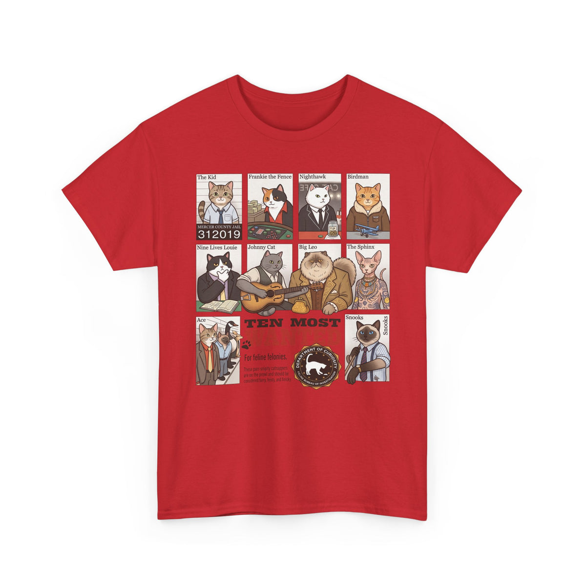 Cats Wanted T-Shirt — Funny Cat Lover Tee