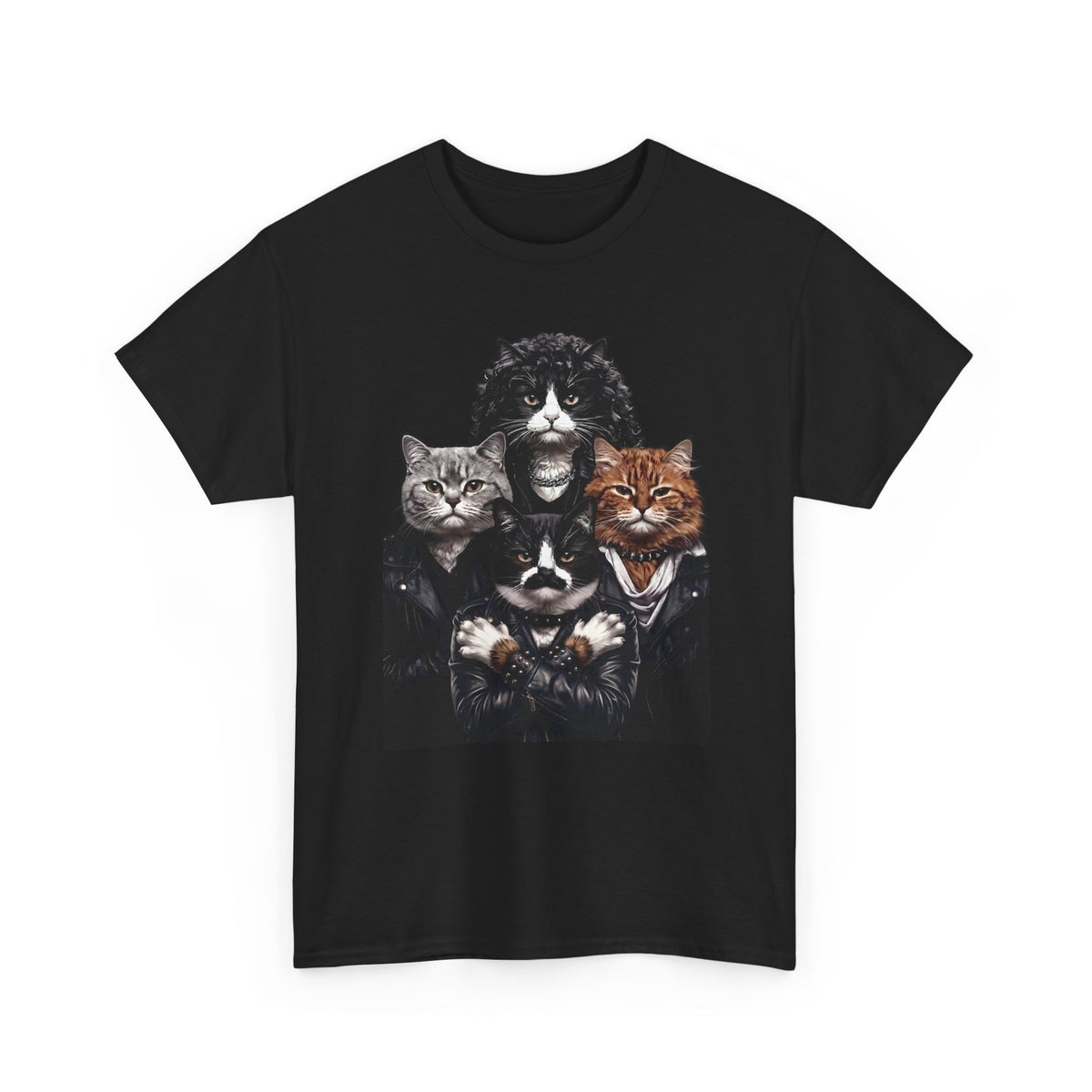 Bohemian Catsody T-Shirt — Retro 80s Hard Rock Feline Band Parody