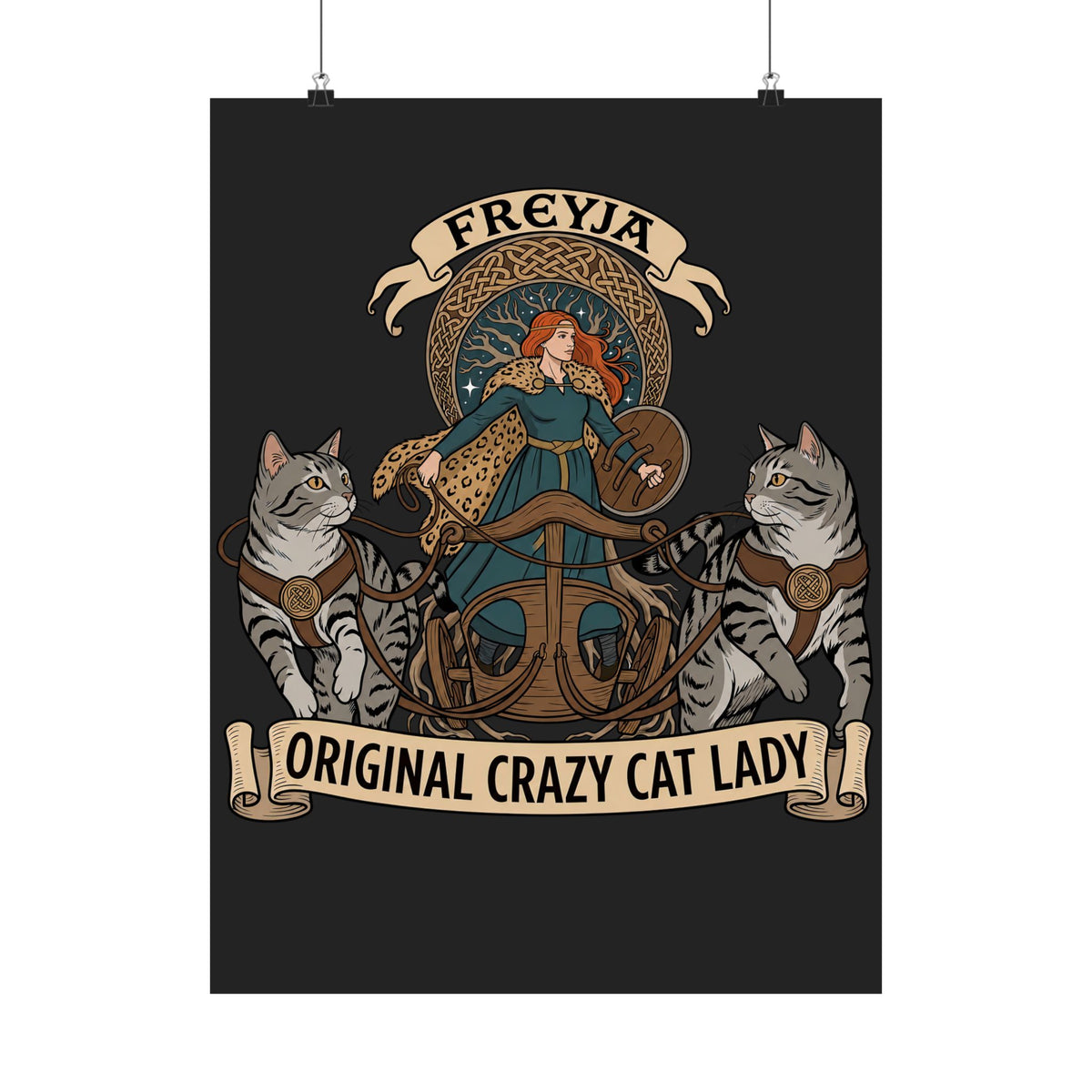 Original Crazy Cat Lady Poster