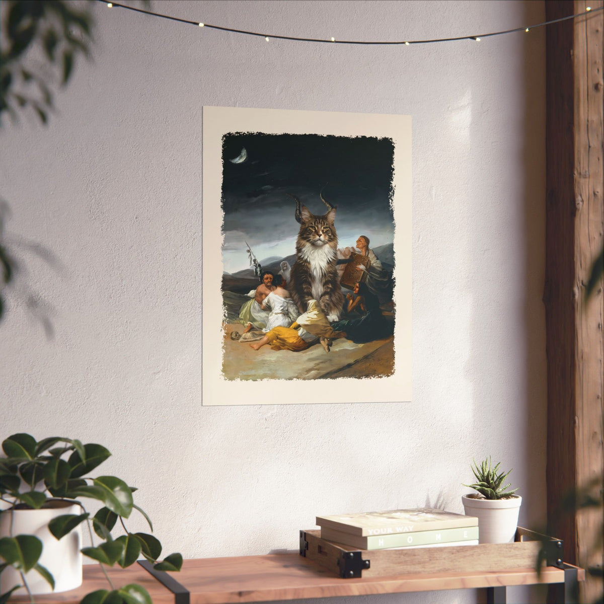 The Great Cat Poster — Bold Vintage Cat Graphic Poster
