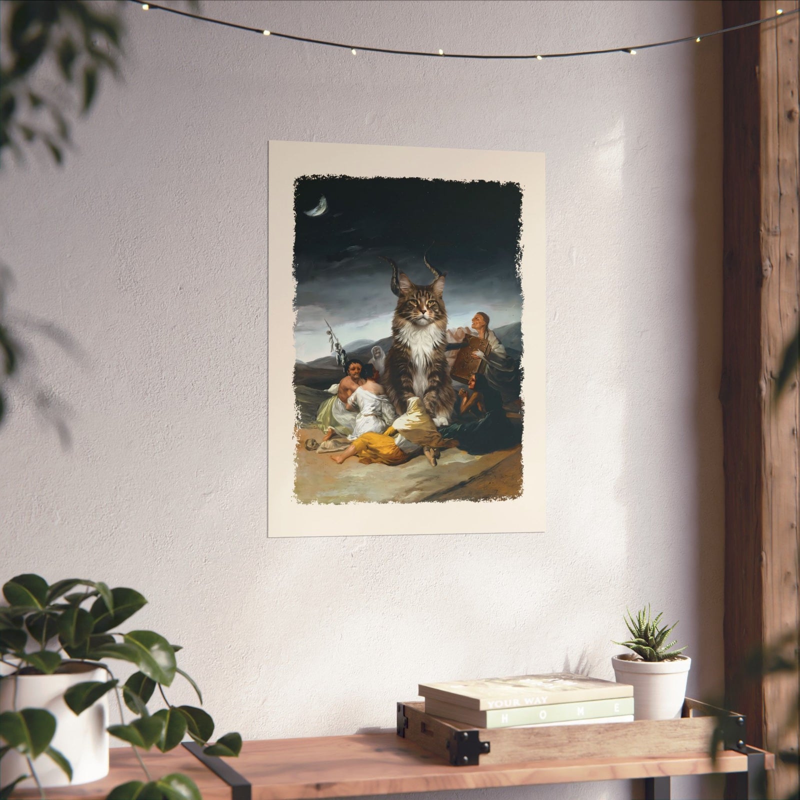 The Great Cat Poster — Bold Vintage Cat Graphic Poster