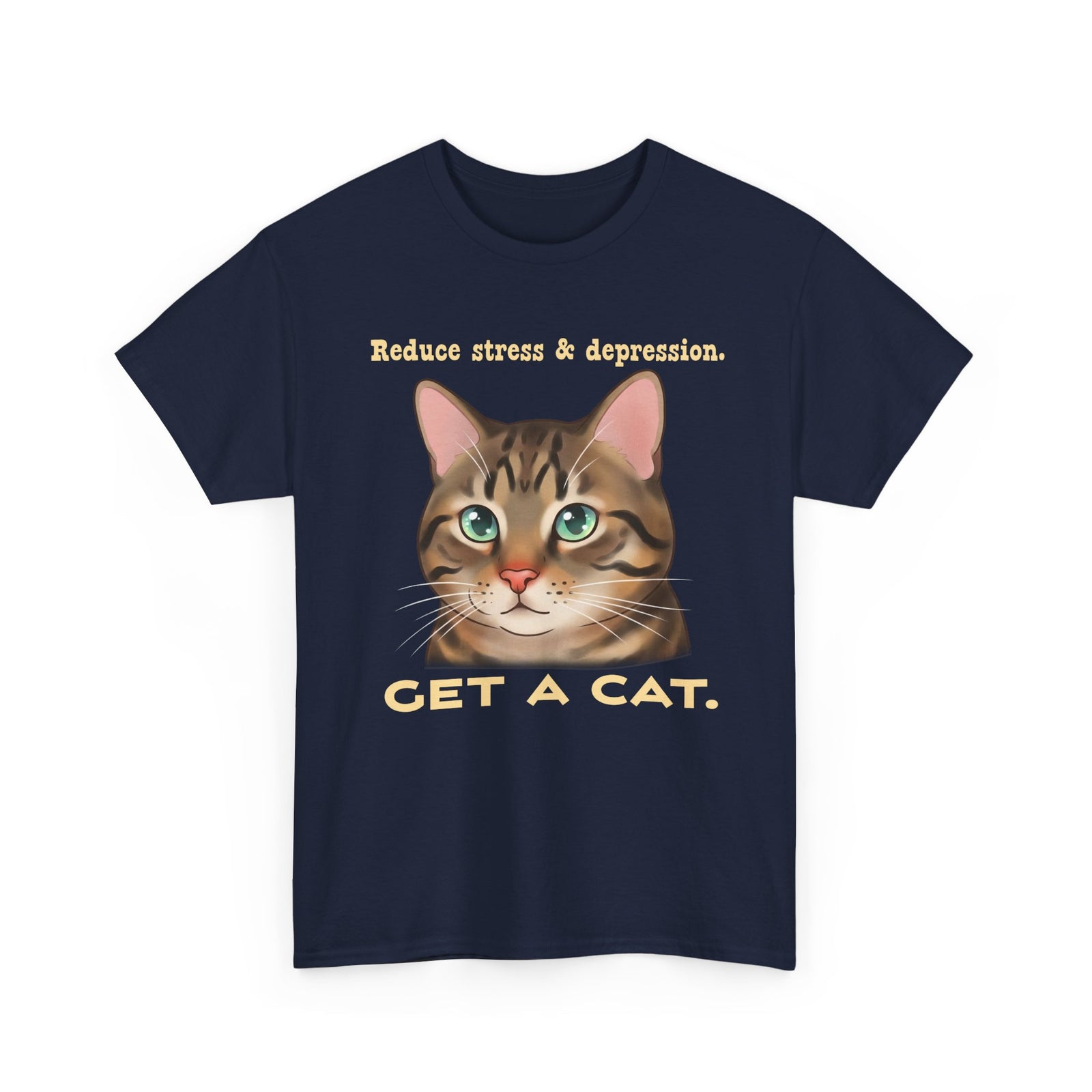 Get a Cat T-Shirt — Cute Cat Lover Tee