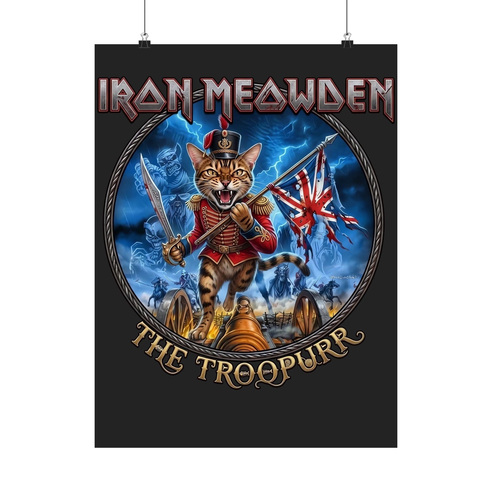 The Troopurr Cat Rock Poster