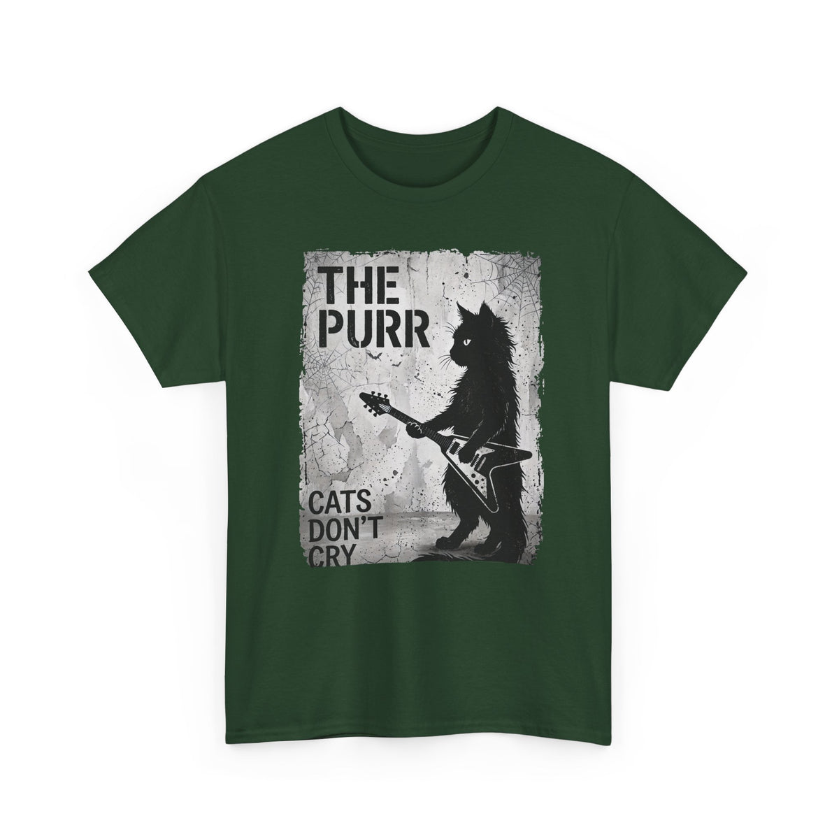Purr Cats Don't Cry T-Shirt — Cute Cat Graphic Tee