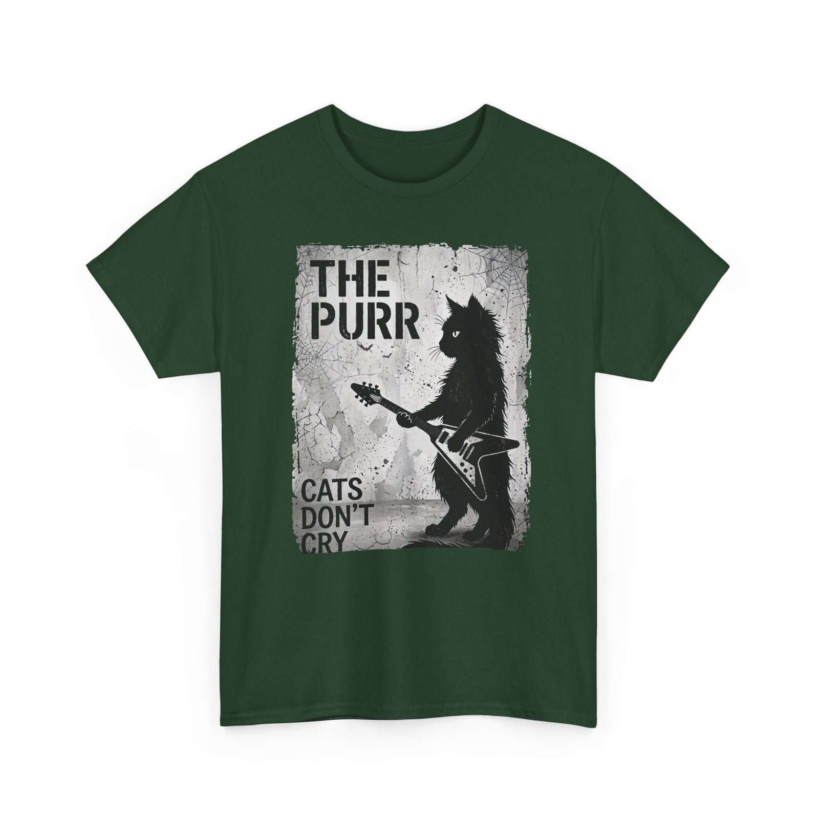 Purr Cats Don't Cry T-Shirt — Cute Cat Graphic Tee