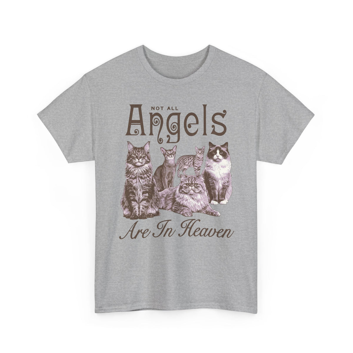 Not All Angels Are In Heaven T-Shirt — Cat Lovers Memorial Tee