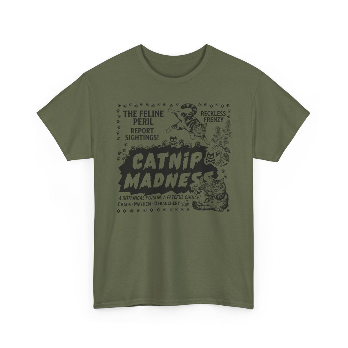 Catnip Madness Cat T-Shirt