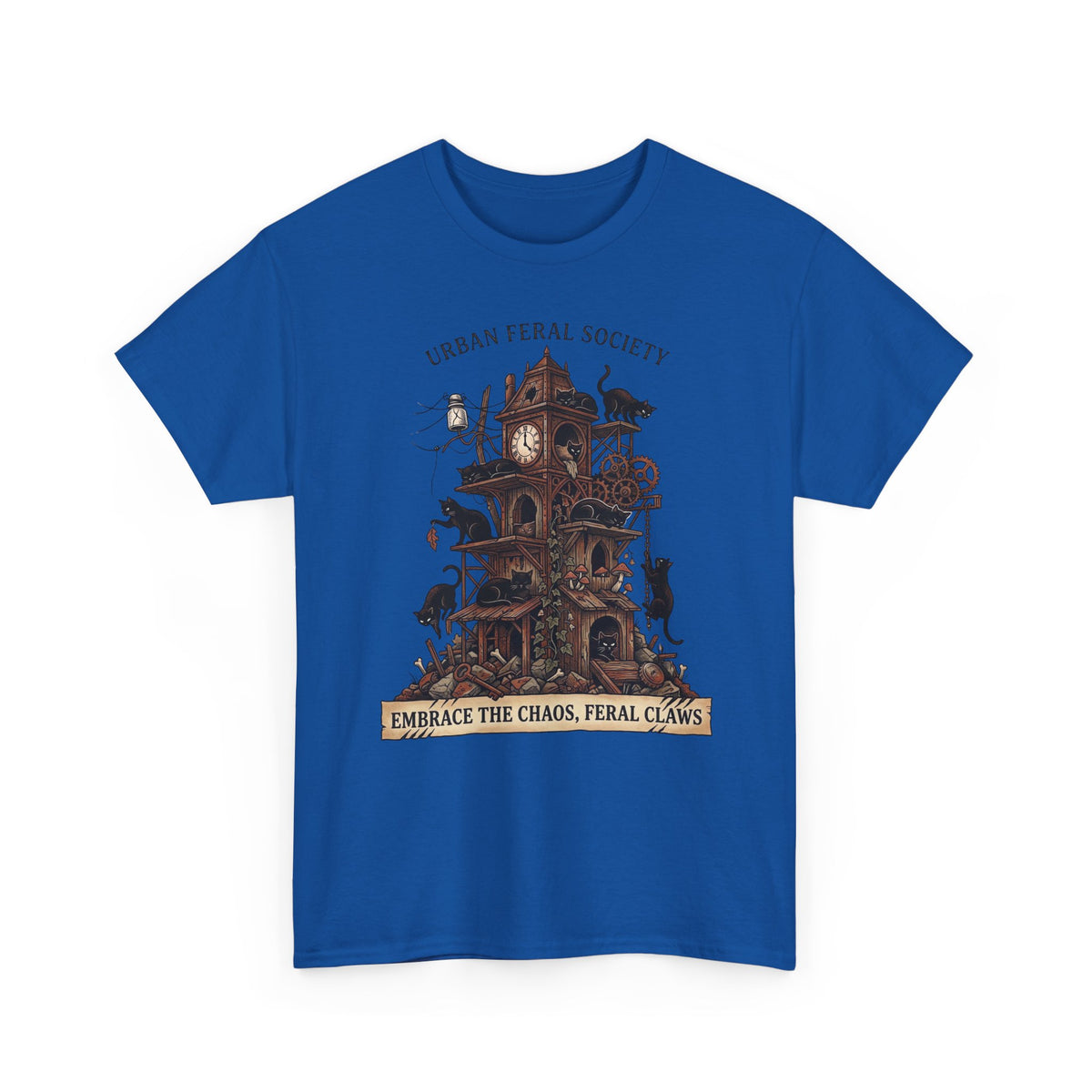 Black Cats Urban Feral Society T-Shirt