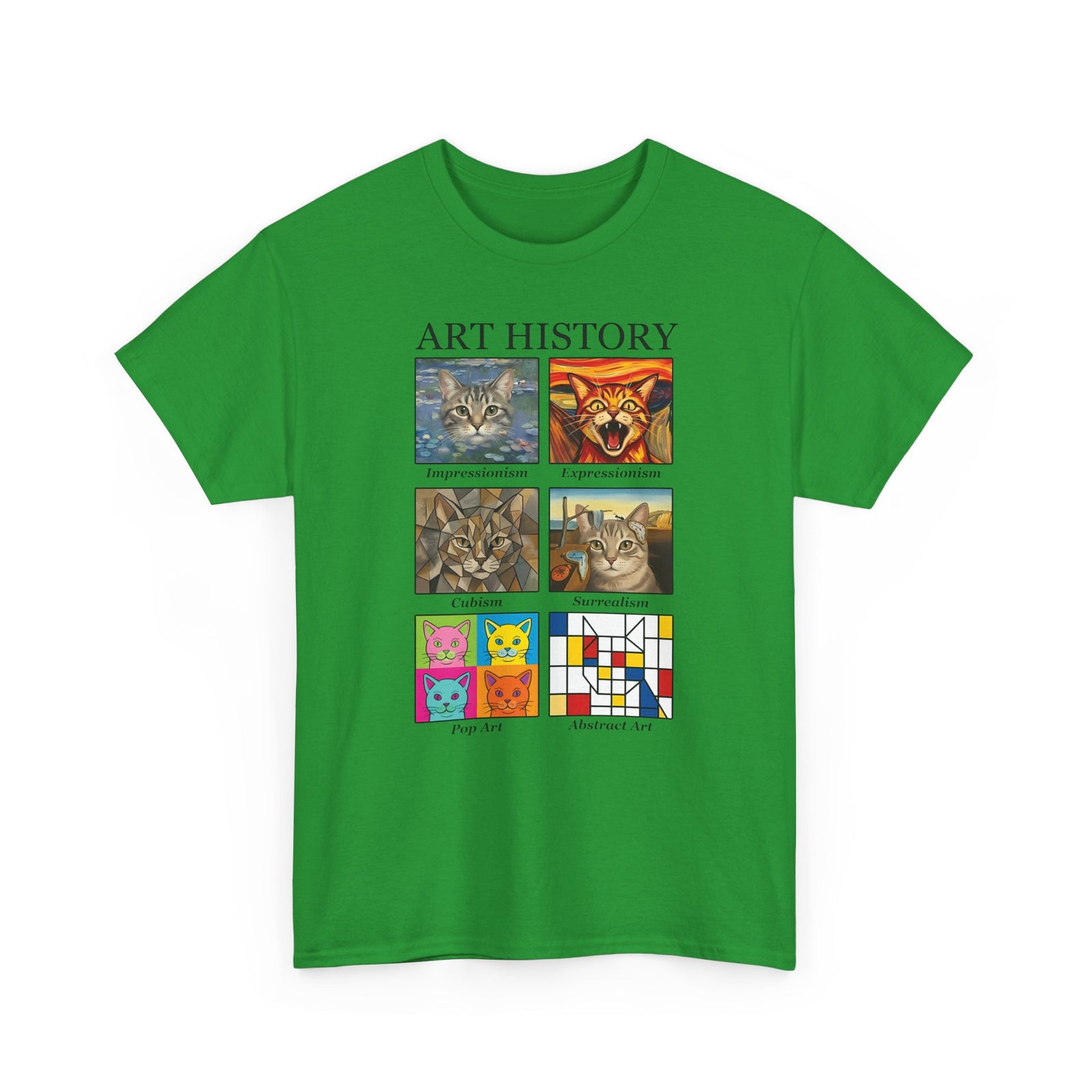 Cats in Masterpieces T-Shirt — Artistic Cat Painting Tee