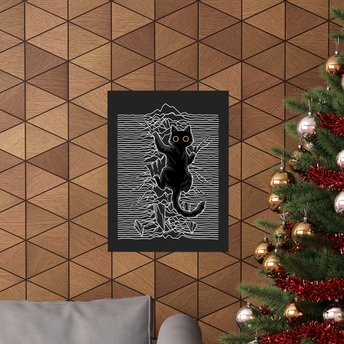 Cat Division Poster — Funny Cat Squad Poster