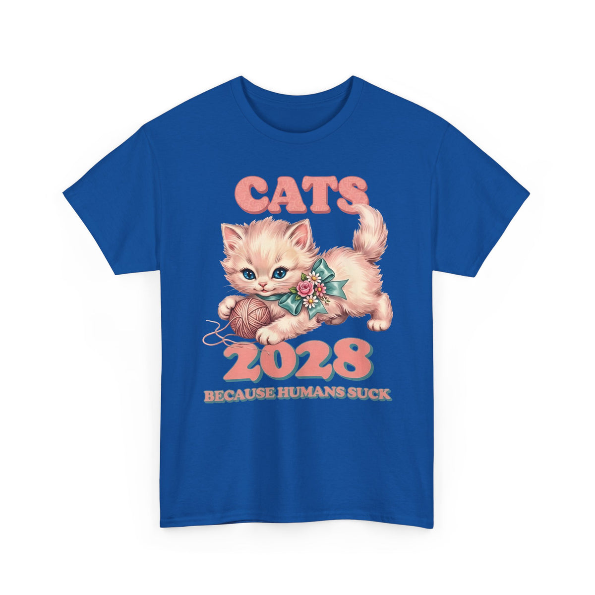 Vote for Cats T-Shirt  Funny Cat Political Tee