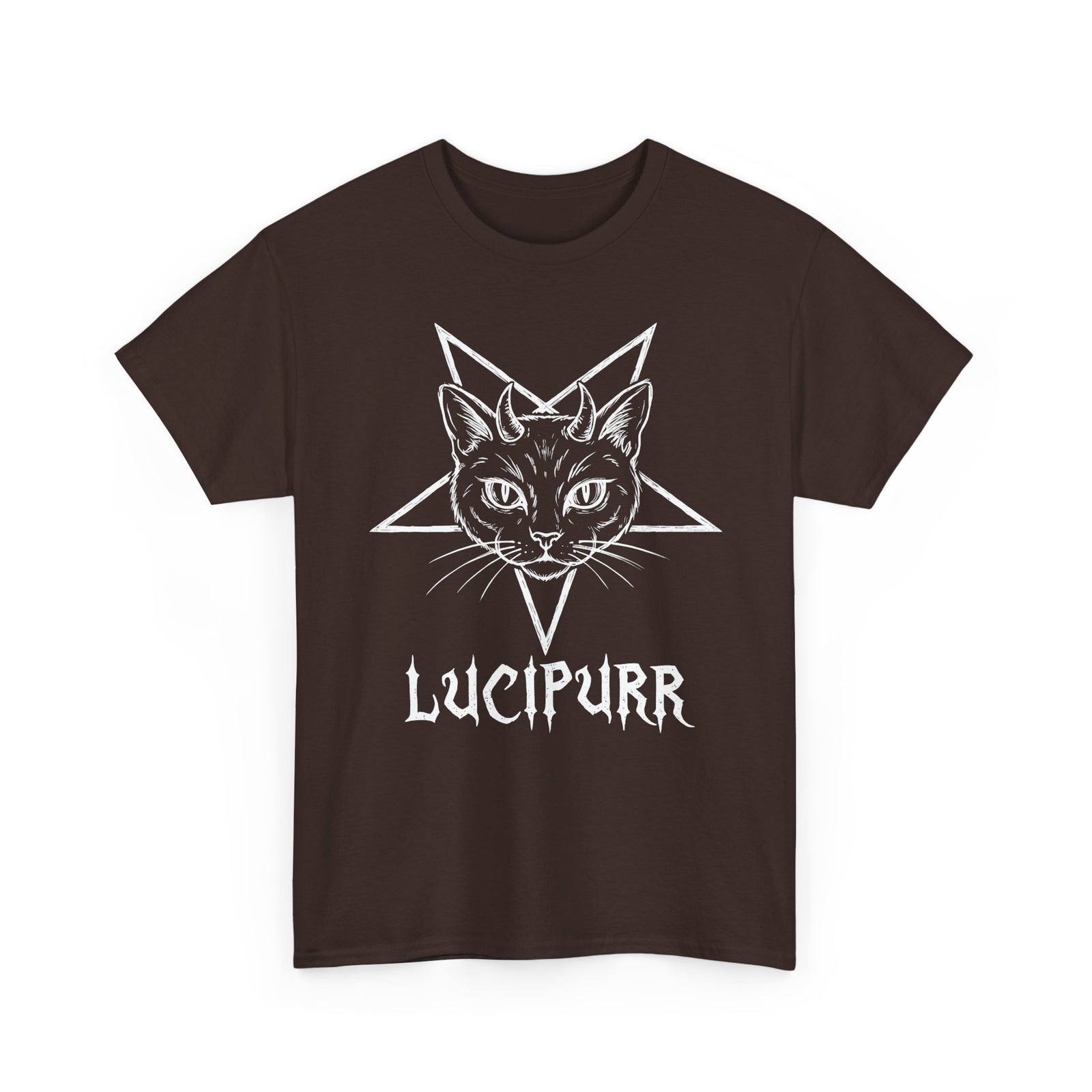 Lucipurr Lucifer Cat T-Shirt — Gothic Cat Tee