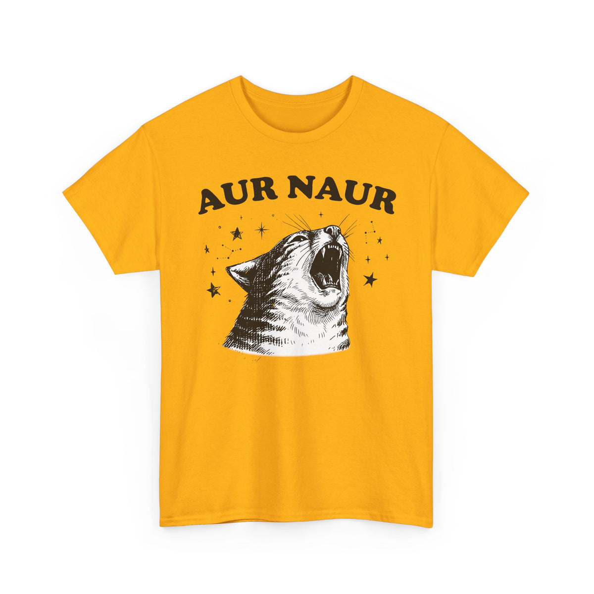Aur Naur Funny Cat T-Shirt — Cute Funny Cat Tee