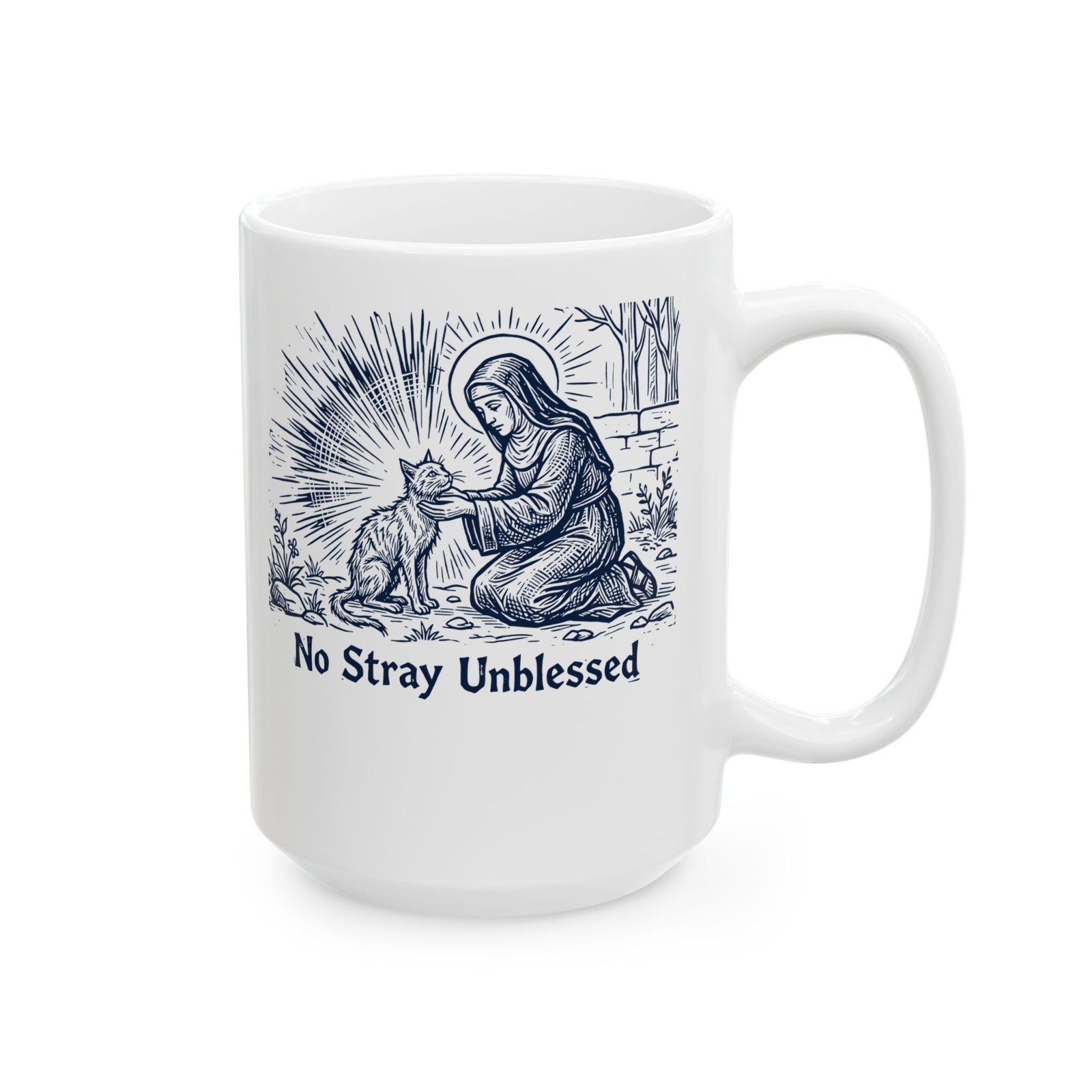 "Every Cat Is Blessed" Cat Ceramic Mug