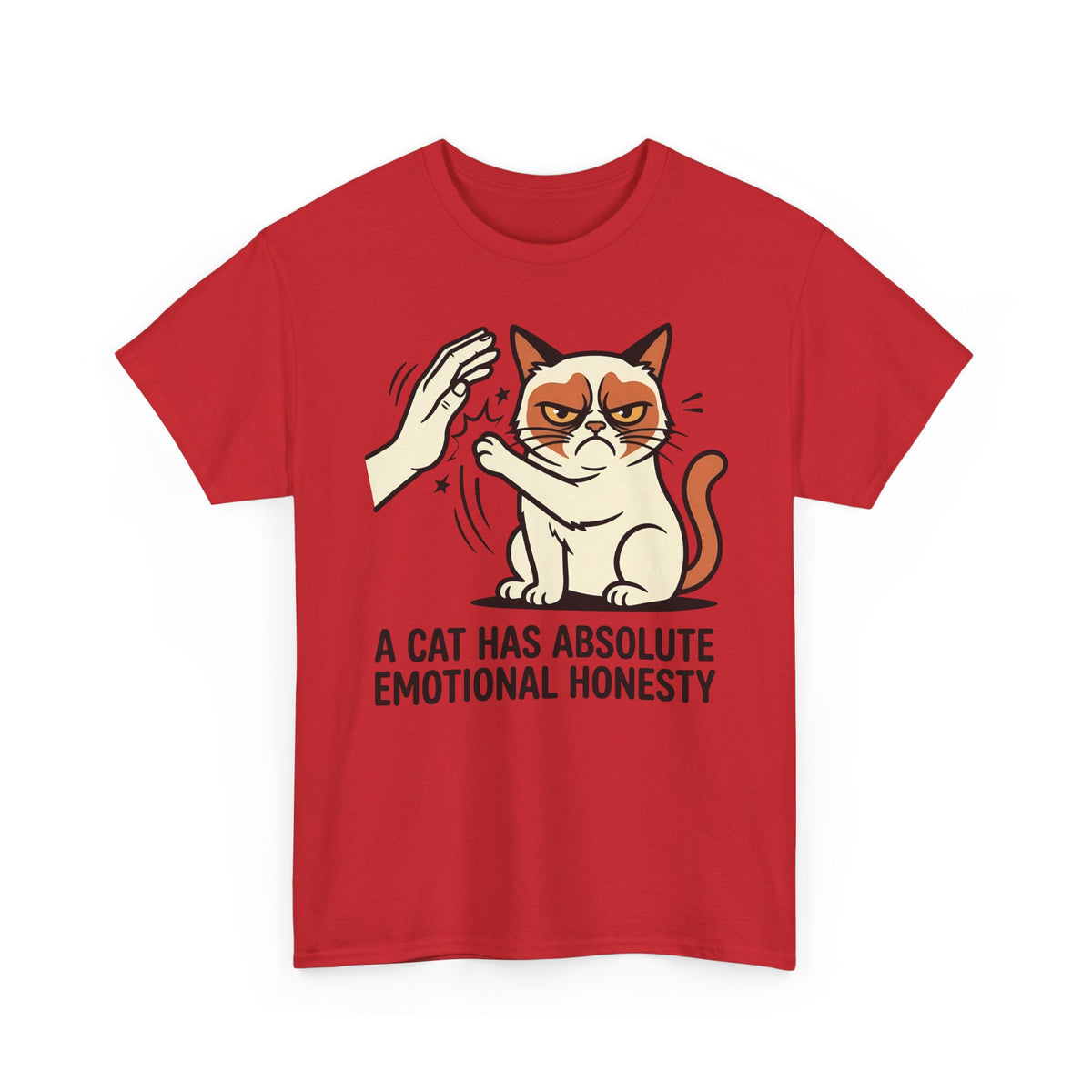 Funny Angry Cat Slap T-Shirt