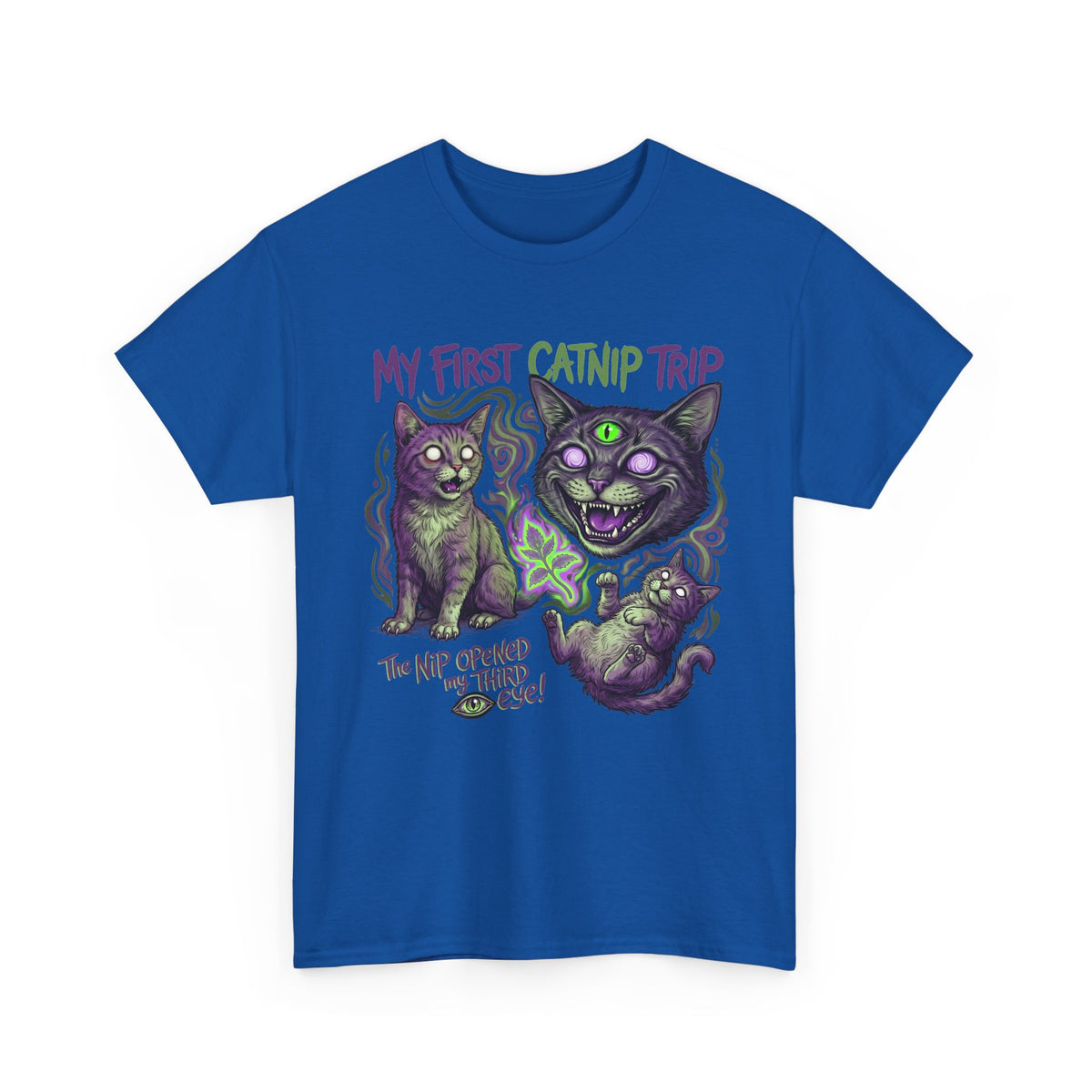 My First Catnip Trip Opened My Third Eye Shirt — Psychedelic Cat T-Shirt