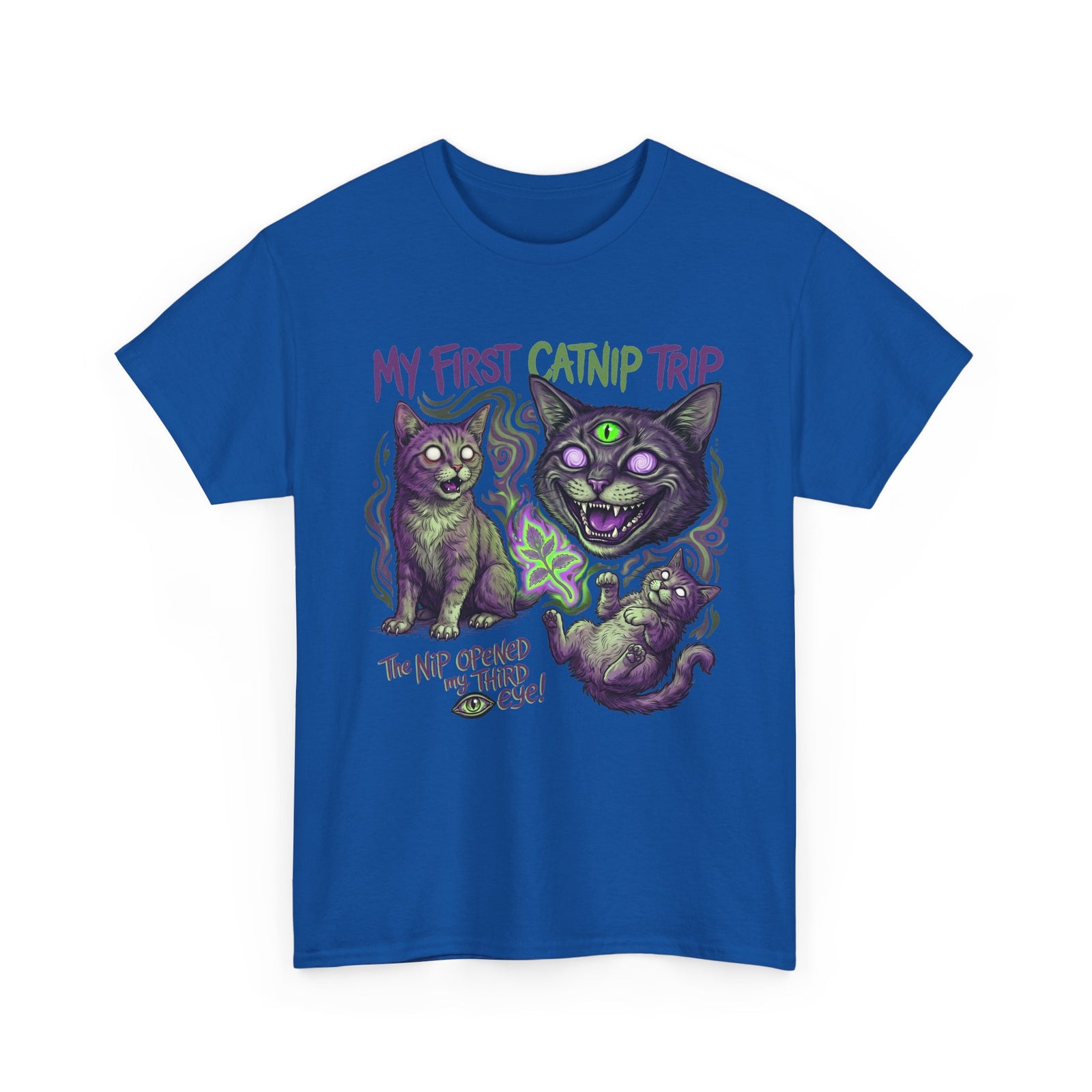 My First Catnip Trip Opened My Third Eye Shirt — Psychedelic Cat T-Shirt