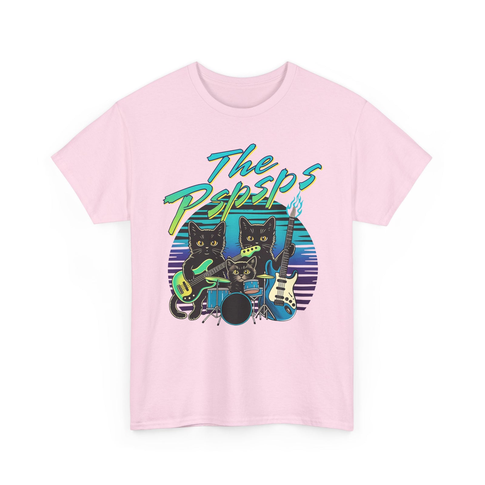 Pspsps Cat Band T-Shirt