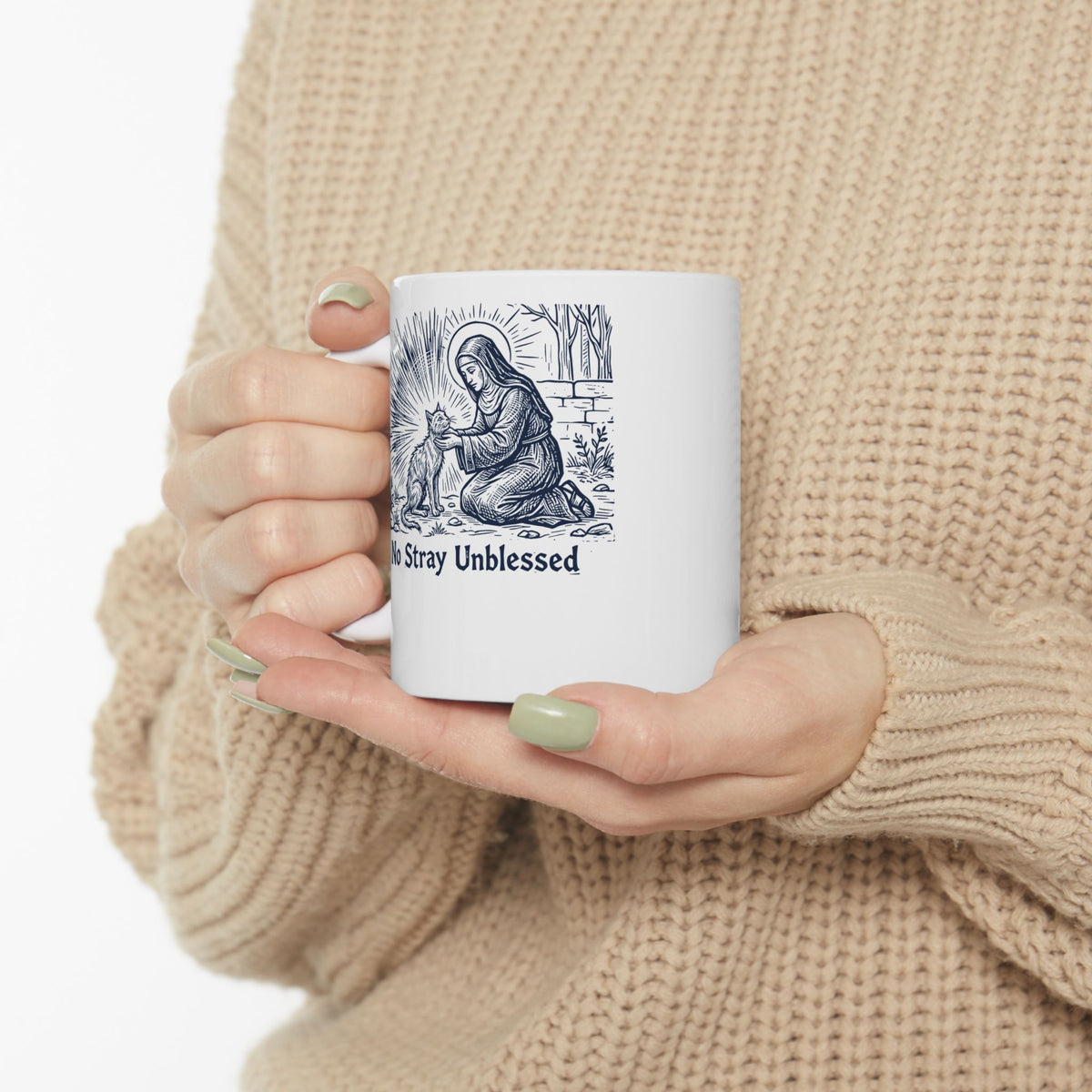 "Every Cat Is Blessed" Cat Ceramic Mug