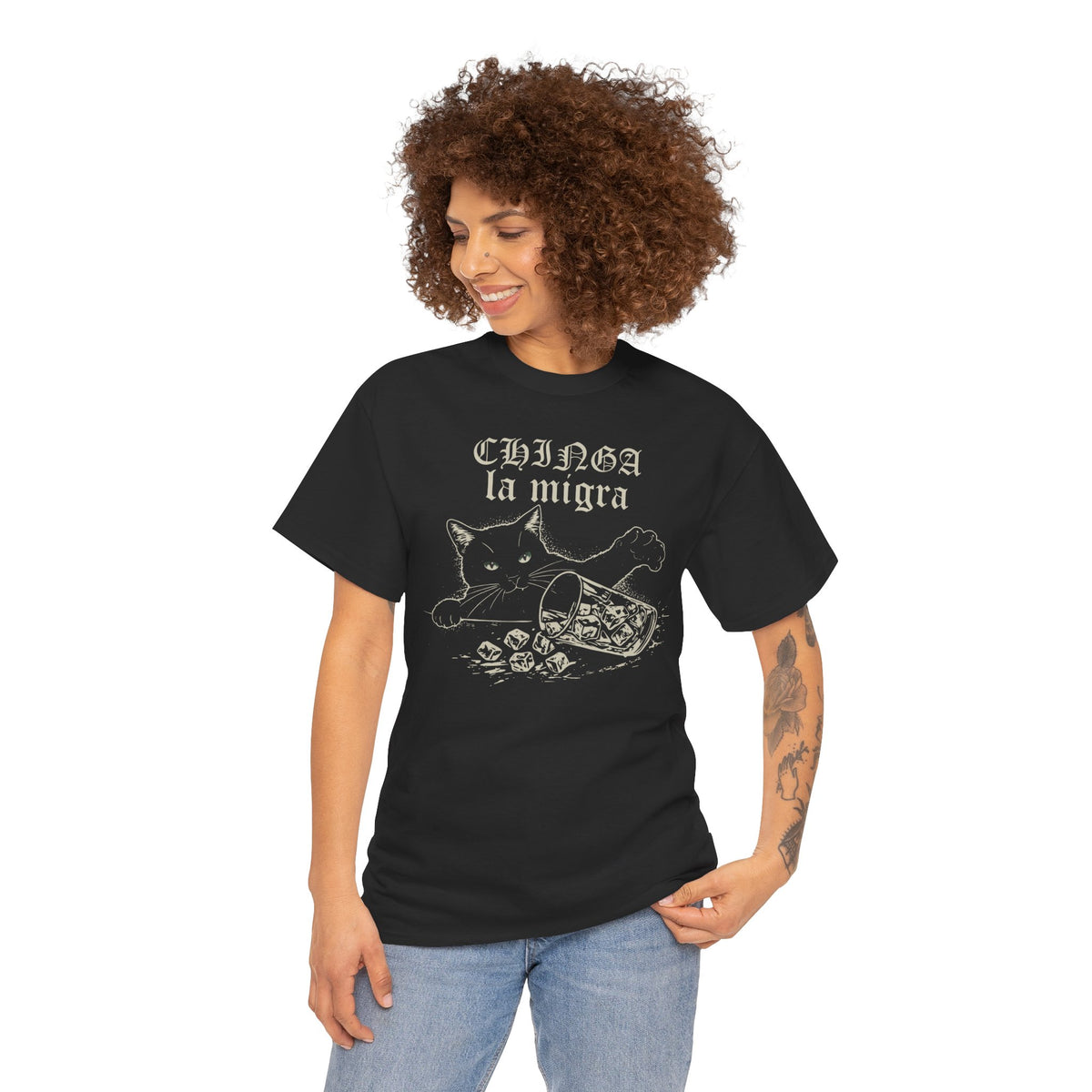 Chinga la migra Cat T-Shirt