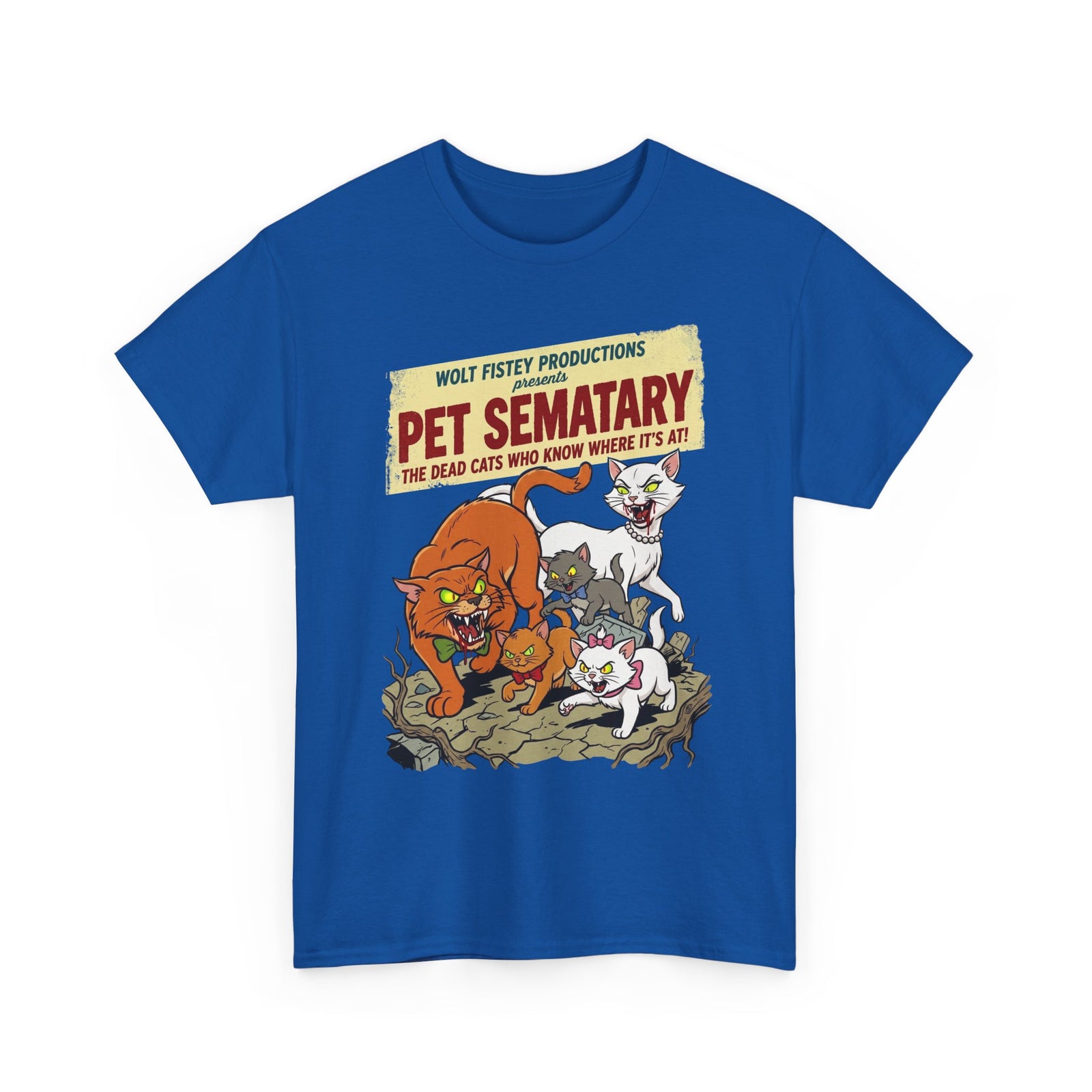 Retro Horror Cat T-Shirt