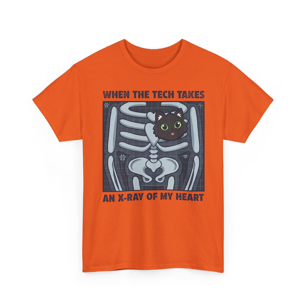MY HEART IS 100% CAT T-Shirt — Cat Lover Tee