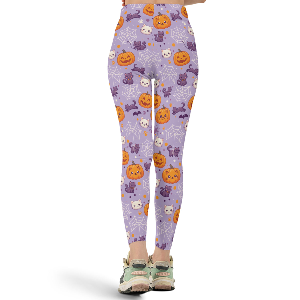 Cute Cat Halloween Full Print Legging